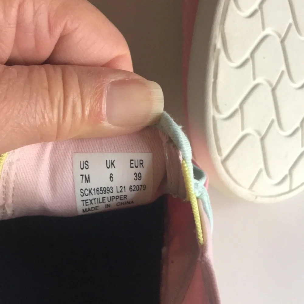 Women’s/Girl’s Pastel Canvas Sperry Slip-ons